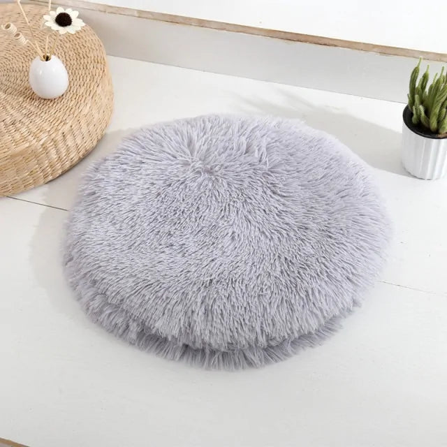 Fluffy Round Pet Mat Bed